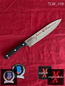 Tommy Lee Wallace handsigniert signed 8" Stahlmesser Halloween Beckett COA - Bild 1 von 2