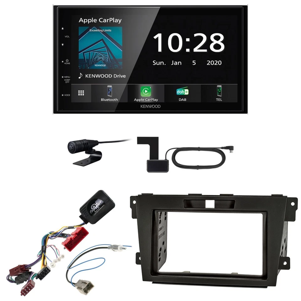 Kenwood DMX-5020DABS CarPlay Android Auto USB Bluetooth Einbauset für Mazda CX-7 - Bild 1 von 1