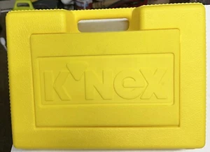 K'nex 1995 Yellow Storage Carrying Hard Case Container Only 14 x 10 x 4 Plastic - Picture 1 of 4