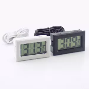 Digital LCD Thermometer Aquarium Fish Tank Marine Terrarium Reptile Frog Snake - Picture 1 of 9