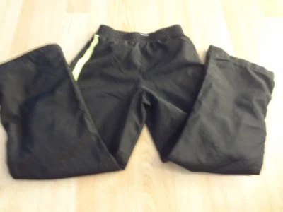 Pantalones de entrenamiento Danskin Now M (7/8) negros y verdes neón para niñas jóvenes (A) Foto 1 de 2