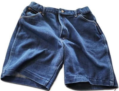 Pantalones Cortos Jeans Azul Ricos De Colección 33 Pulgadas Cintura 7.5 Pulgadas Entrepierna Longitud Total 20 Pulgadas Foto 1 de 4