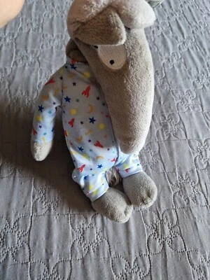 Peluche Le Loup Tee Shirt Raye Et Jean Auzou - Photo 1/3