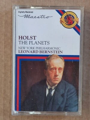 HOLST - THE PLANETS - LEONARD BERNSTEIN - cassette  -  excellent - Image 1 of 2