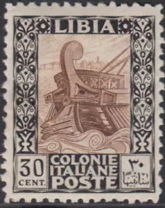Italy Libia n. 63  cv 480$ - with Certificate - Super Centered - MH* - Picture 1 of 4
