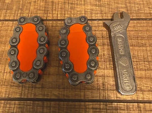 Lot Of Three Chain And Wrench Novelty Lighters - Picture 1 of 5