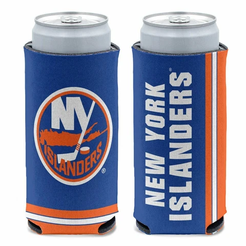 NEW YORK ISLANDERS 12 0Z SELTZER SLIM CAN COOZIE COOLER HOLDER NHL LICENSED Cover