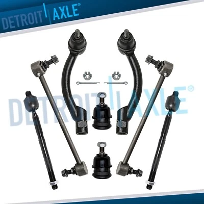 Front Inner & Outer Tie Rods Ball Joints Sway Bars Kit for Kia Forte5 Forte Koup - Image 1 of 4