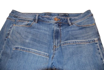 J Jill The Boyfriend Jeans Straight Leg Ankle Stretch Denim Blue Wash Size 14P - Image 1 of 4