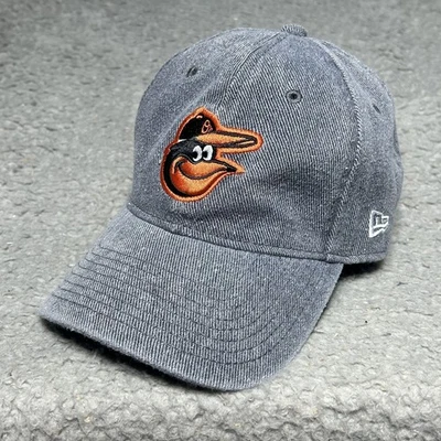 New Era Baltimore Orioles Gris Denim Ajustable Gorra de Béisbol Sombrero 9TWENTY Foto 1 de 4