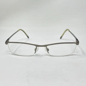 LIGHTEC MOREL 6180L  EA 006  52 [] 18 140 HALF RIM EYEGLASSES Frame - Picture 1 of 12