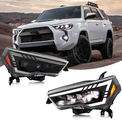 Conjunto de par de faros delanteros proyector Toyota 4Runner 2014-2024 Foto 1 de 4