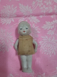 Bisque Doll 753 Germany 7 1/2 Toddler Baby 3 1/4” Tall Jointed Arms Free Ship - Picture 1 of 5