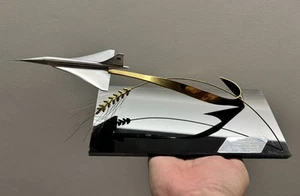 De colección URSS Era Espacial Escritorio Soviético TU-144 Jet Plane Modelo Simbolismo Soviético - Imagen 1 de 12
