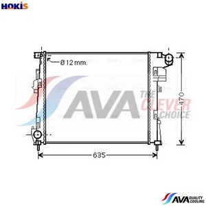 RADIATOR ENGINE COOLING RTA2427 FOR RENAULT TRAFIC/II/Rodeo/Platform/Chassis - Picture 1 of 9