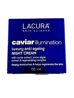 Lacura Caviar Illumination Night Cream Anti Aging 50ml skin care skin science - image 1 of 4