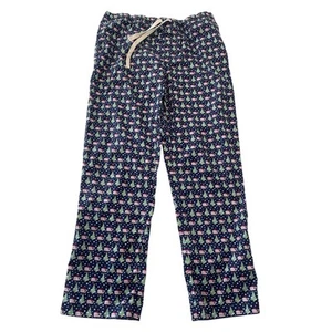 Vineyard Vines Christmas Tree Santa Hat Pajama Pant Bottoms Pockets - Size Large - Picture 1 of 7