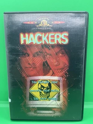 Hackers (DVD,1995) Angelina Jolie Johnny Lee Miller Cyberpunk Action - Image 1 of 3