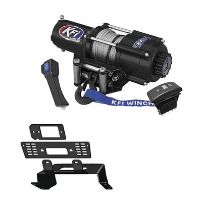 4500 lb KFI Winch Combo Kit (M9) For 2009-2010 Polaris 500 Ranger Full-Size 4x4 - Изображение 1 из 4