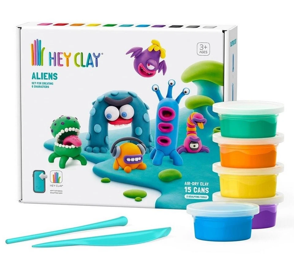 TM TOYS Hey Clay - Alien-Set