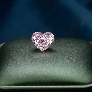 A+ GIE Certified Natural Flawless Pink Zircon 10.22 Ct Heart Cut Loose Gemstone - Picture 1 of 3
