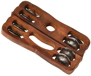Khartal- Kartal- Khadtal Pair Indian Musical Percussion Instrument Hand-Cymbals - Picture 1 of 12