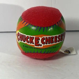 Chuck E. Cheese Soft Play Squeeze Ball rot 4 Zoll Plüschtier 2005 - Bild 1 von 8