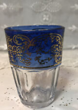 Moroccan Tea Glasses Blue Drinking Juice Glass Single