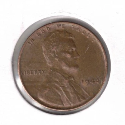 1944 Philadelphia Circulated Copper Lincoln One Cent Coin! #1 - Image 1 of 2