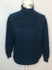 Vintage Pendleton Women’s Sweater 1/4 Back Zip Pullover 100%Virgin Wool Sz 40 - Picture 1 of 6