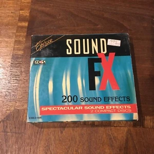 Sound FX 200 Spectacular Sound Effects CDs Box Set of Two EXM 2 1505 - Picture 1 of 5