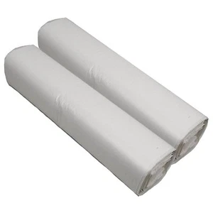 Fodere per pattumiera a battente 200 x 40L - Bianco - 2 rotoli da 100 sacchetti per rifiuti - Foto 1 di 2