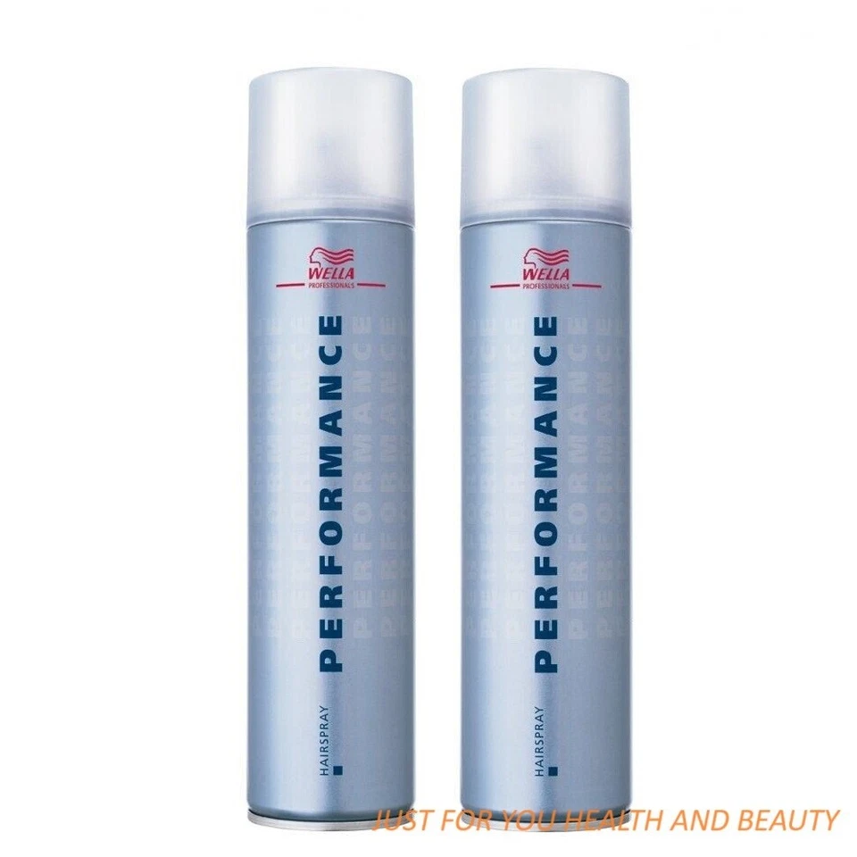 2 x Wella Professional Performance Extra Hold Hairspray 500ml