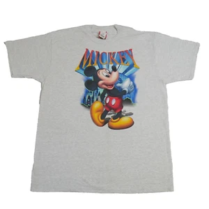 VTG 90's Disney World Designs Mickey Mouse Mens XL Made in USA Spaceship Earth - Picture 1 of 15