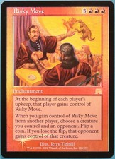 Risky Move FOIL Onslaught NM Red Rare MAGIC GATHERING CARD (ID# 223992) ABUGames