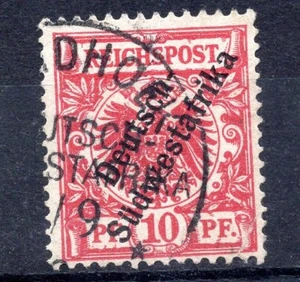 Alemania SW África, 1898 Michel 7a, en muy buen estado + usado, firmado Jaeschke-Lantelme, BPP - Imagen 1 de 1