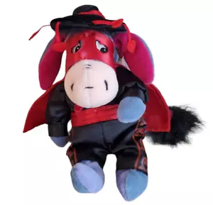 Vtg 2001 Disneyland Resort Disney Parks Mini Bean Bag Eeyore 9" Valentine Beanie - Picture 1 of 6
