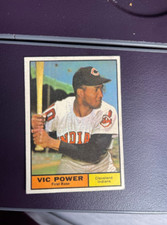 DCC: 1961 Topps Vic Power Cleveland Indians #255 VG-EX