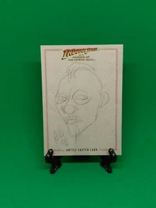 Indiana Jones and The Kingdom of the Crystal Skull Original Topps Sketch Card - Imagen 1 de 4