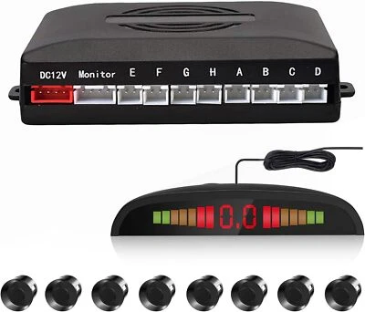 Sensores De Reversa Universal Para Autos Carros Pantalla LED Distancia Y Sonido - Image 1 of 4