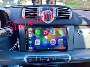 AUTORADIO 9'' POLLICI CAR TABLET ANDROID 13 2+64GB CARPLAY PER SMART FORTWO 451 - Bild 1 von 6