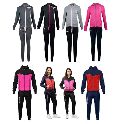 TUTA HOMEWEAR DONNA ZEUS O GIVOVA MELANGE FELPATA CON ZIP  TASCHE E CAPPUCCIO - Immagine 1 di 4