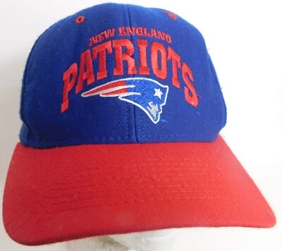 Patriots New England NE Hat Snapback NFL Vintage USA Made Nutmeg Mills Cap  - Image 1 of 4