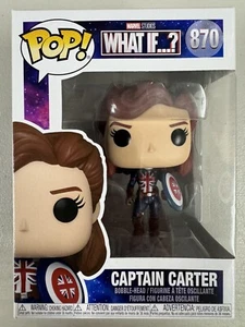 Captain Carter 870 ~ Marvel: What If…? ~ Funko Pop Vinyl - Picture 1 of 6