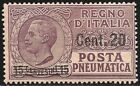 Italien #D12 (PN1) / (Sachsen #6) FVF MLH - 1925 20c auf 15c Umberto II