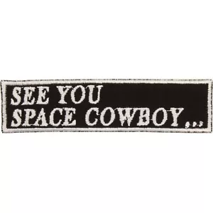 Parche See You Space Cowboy - Hecho en EE. UU. - Parche Cowboy Bebop - Parche de anime - Imagen 1 de 8