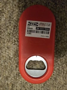 IKEA STAM RED BOTTLE OPENER UK POWERSELLER FREE P&P - Picture 1 of 2