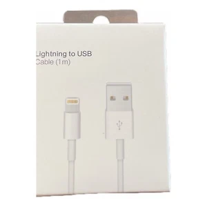 Lightning Cable 1m MFi Certified for iPhone and iPad - Picture 1 of 4