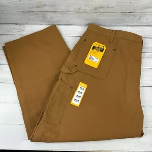 Carhartt Double Knee Pants 48x30 Brown Utility B136 Loose Fit Work Hammer Loop - Picture 1 of 10