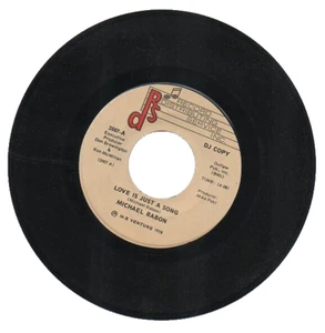 MICHAEL RABON 45 RPM Record  LOVE IS JUST A SONG / TWO IN ONE  Rare RDS Label M- - Imagen 1 de 2